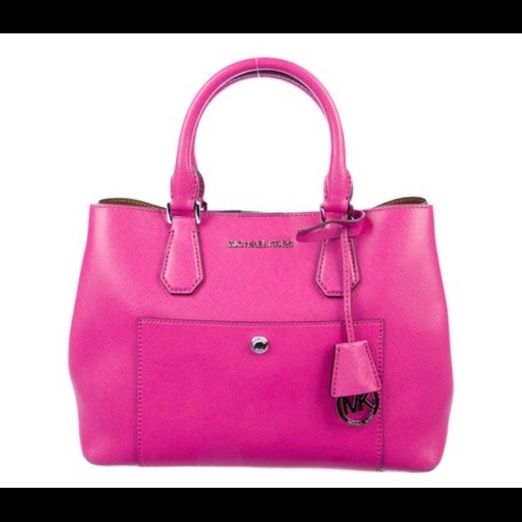 MICHAEL MICHAEL KORS-NWT Pink Leather Handbag